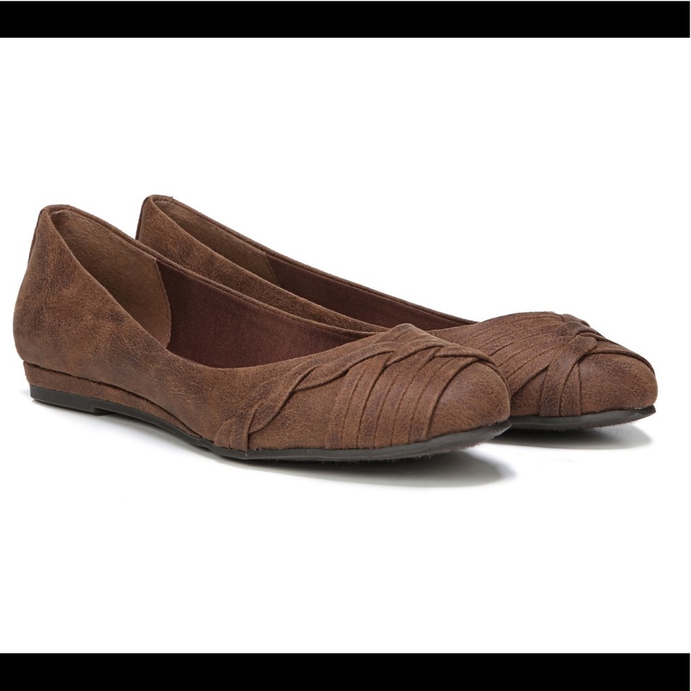 Fergalicious Free Love Cognac Ballet Flats